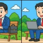 ИК тест: пронађите 3 разлике на сликама човека са лаптопом за 75 секунди ИК тест: пронађите 3 разлике на сликама човека са лаптопом